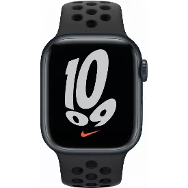 Смарт-часы Apple Watch Nike Series 7 GPS 41 мм, антрацитовый/черный